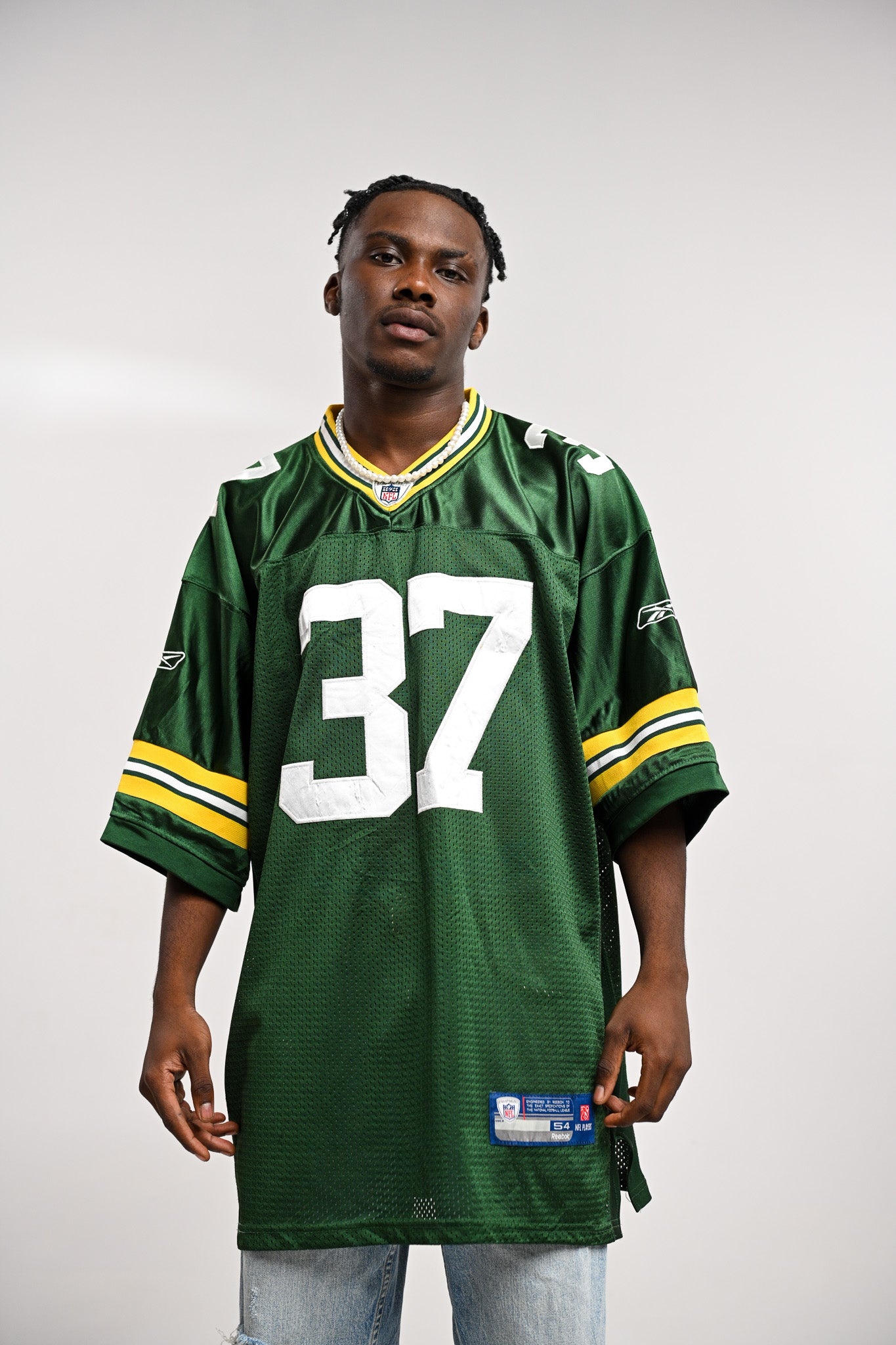 Reebok green sales bay packers jersey