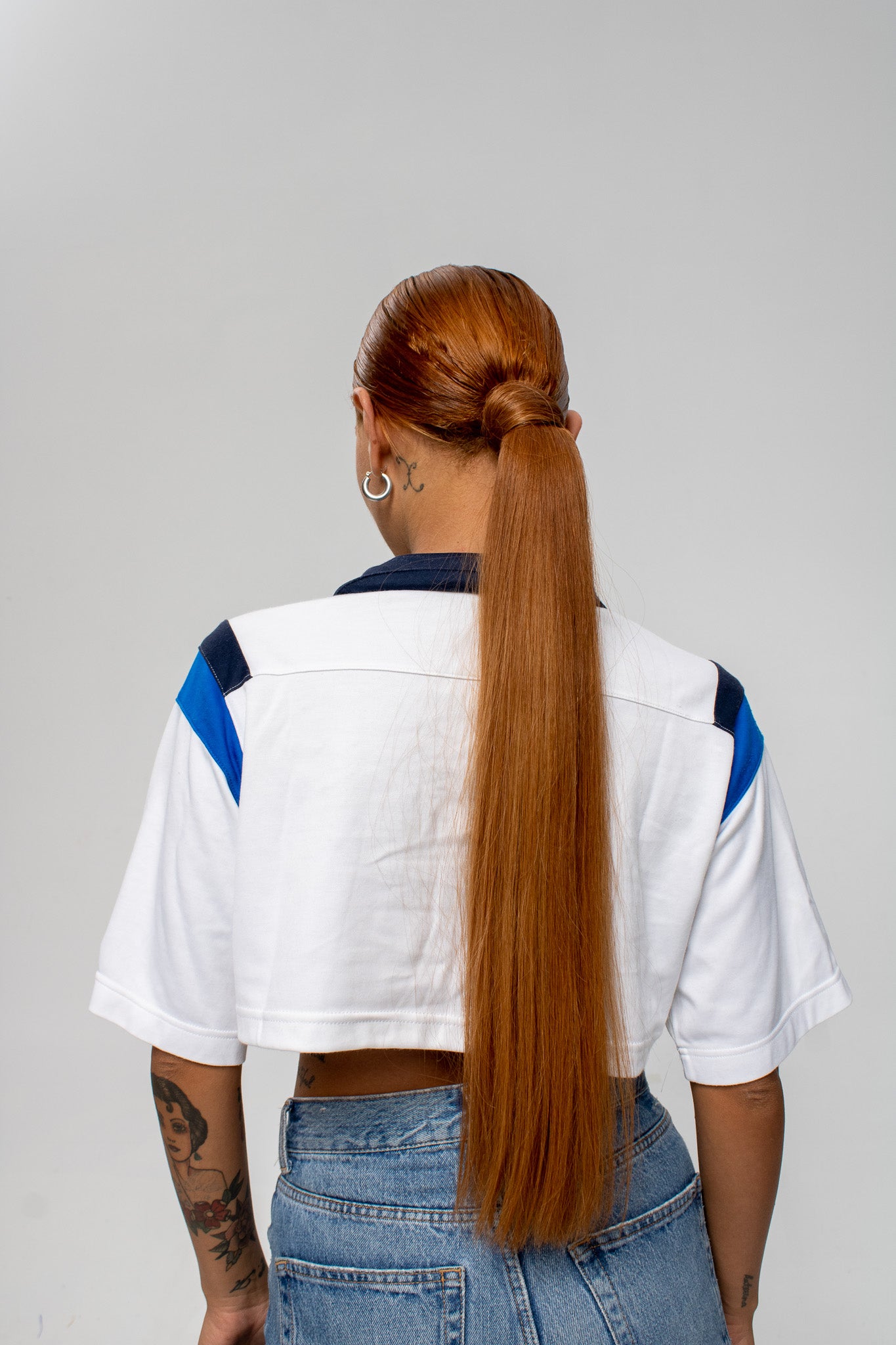 Vintage Nike crop polo top