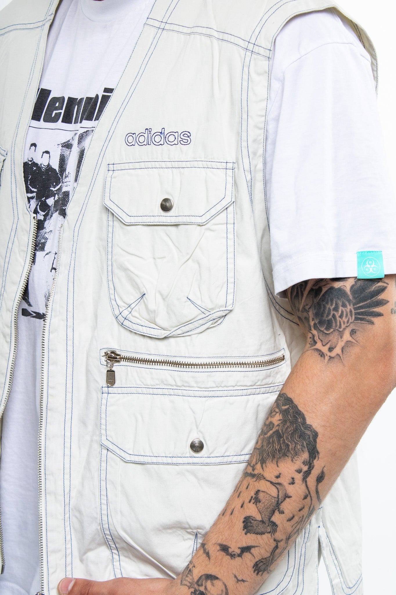 Adidas Vintage Atlanta 1996 Vest Jacket