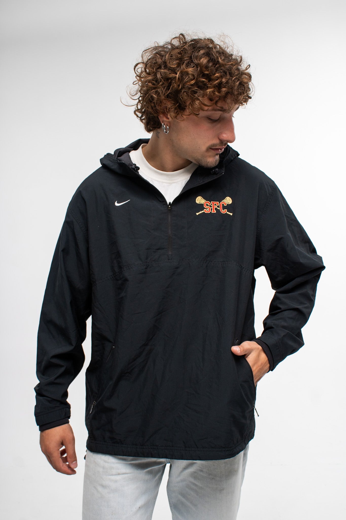 Nike half-zip Jacket Eagles Lacrosse