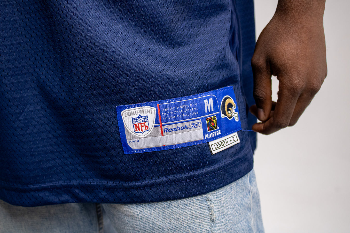 Vintage Torry Holt St. Louis Rams Reebok NFL Sewn Jersey