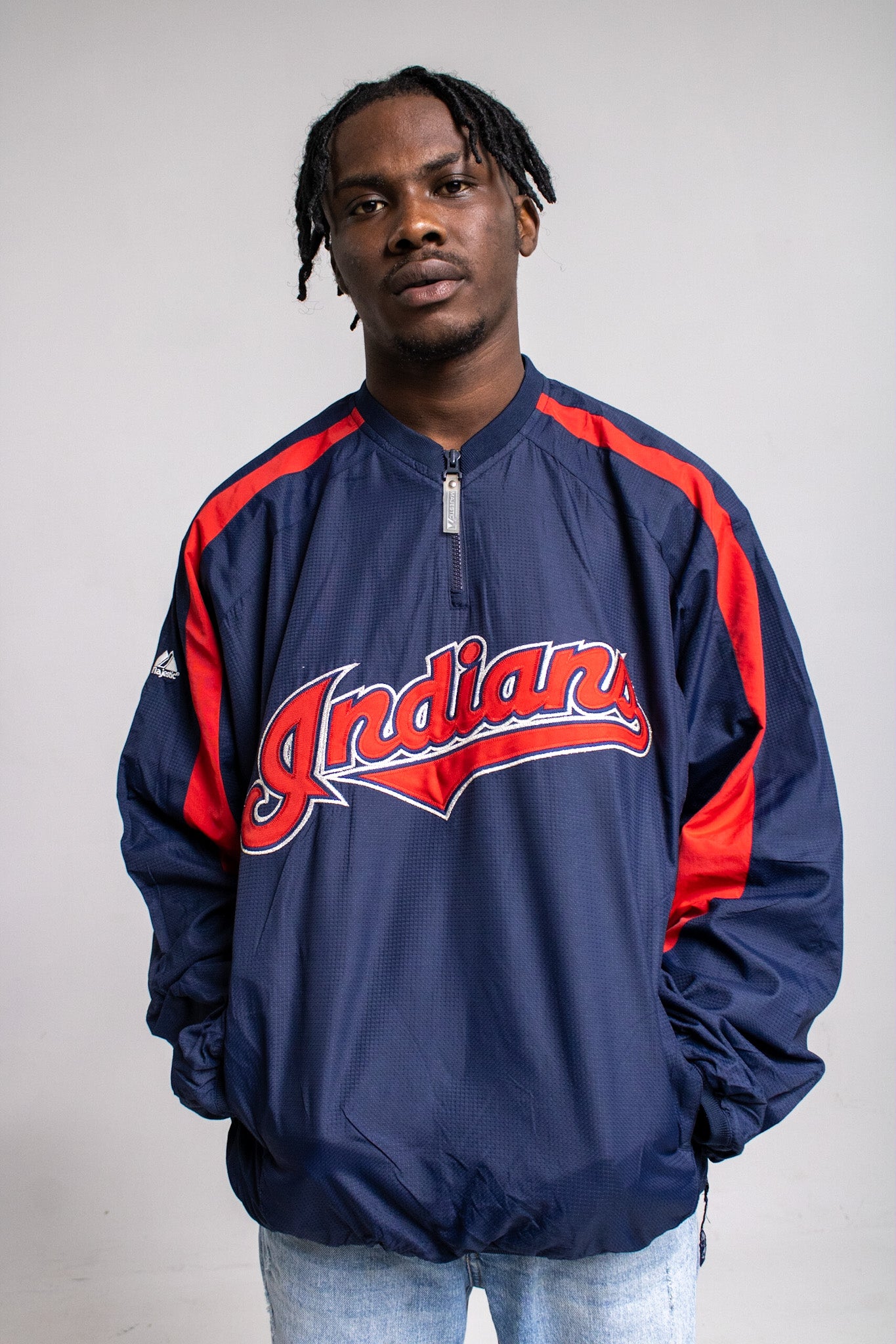 Majestic Cleveland Indians Windbreaker Jacket