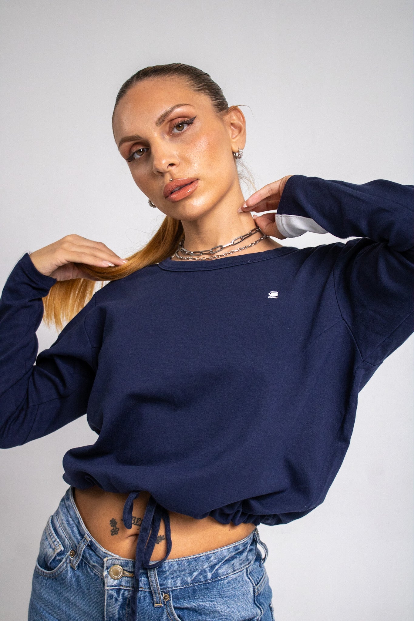 Raw Crop Sweatshirt