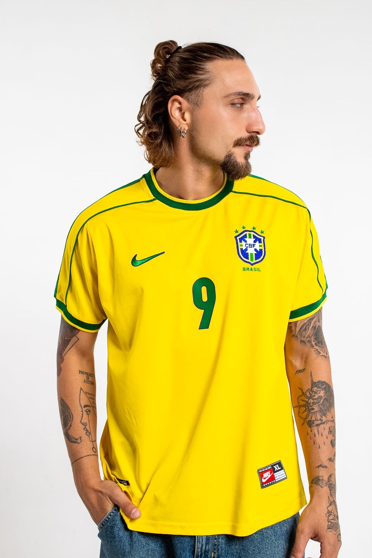 Brazil 1998 World Cup Ronaldo Jersey