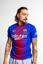 Retro Nike FC Barcelona 2017/2018 Home Jersey -Messi #10