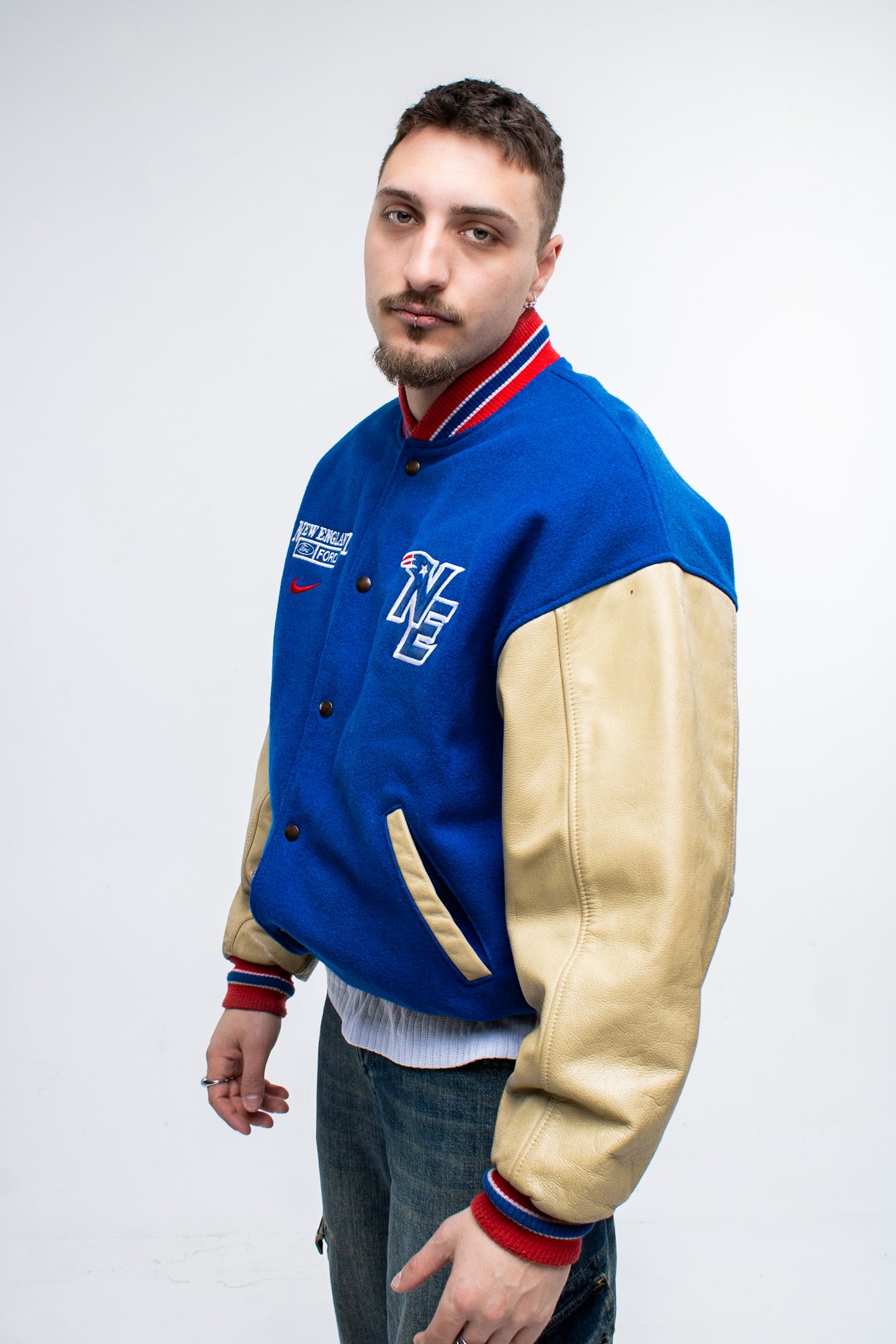 Nike NFL Patriots Vintage Varsity Jacket