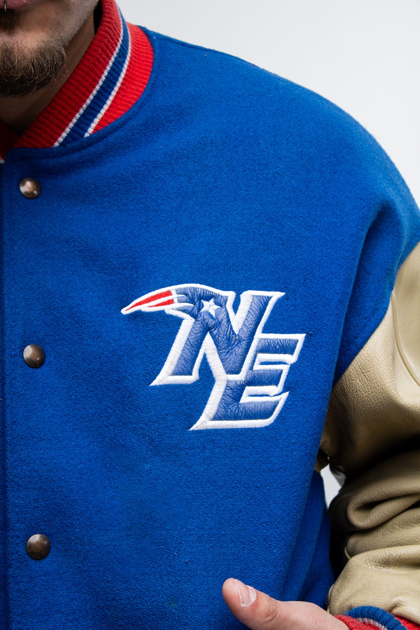 Nike NFL Patriots Vintage Varsity Jacket