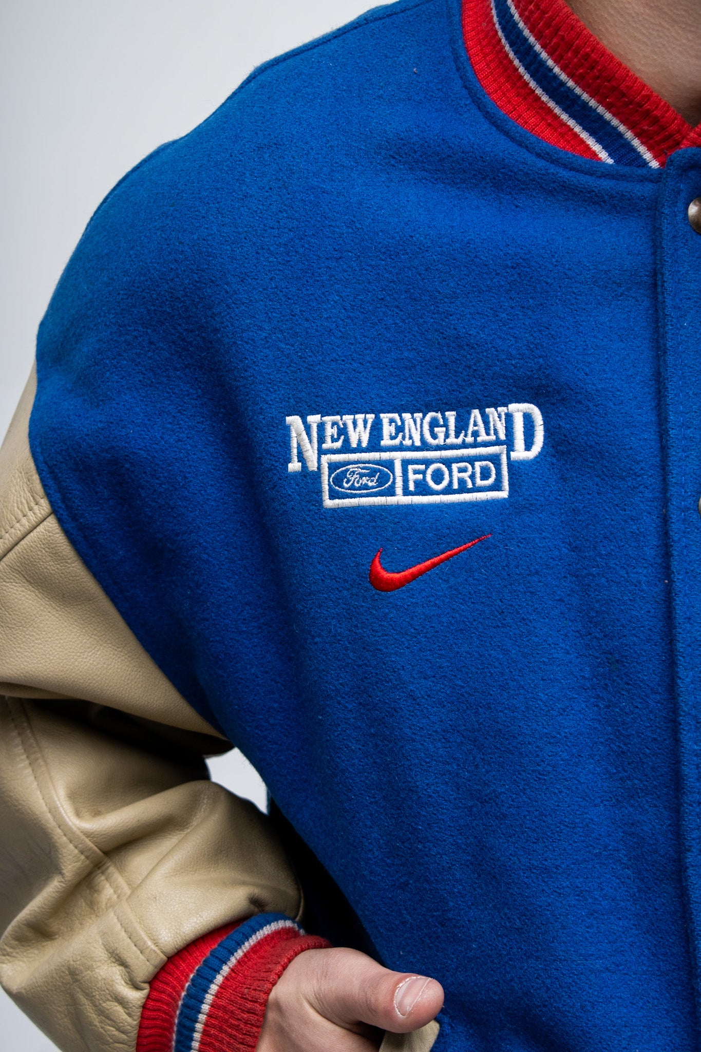 Nike NFL Patriots Vintage Varsity Jacket