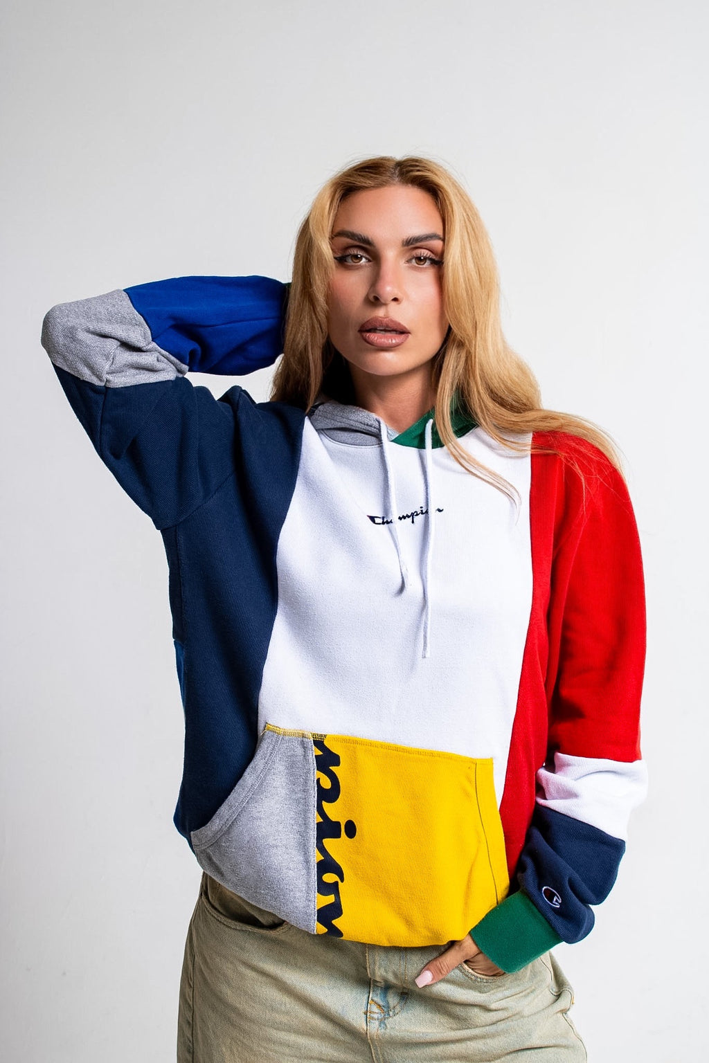 Champion Color-Block Hoodie
