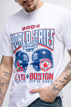 Vintage 2004 Red Sox Cardinals T-Shirt tee jersey