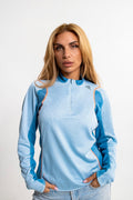 Y2K Adidas Half-zip Blouse