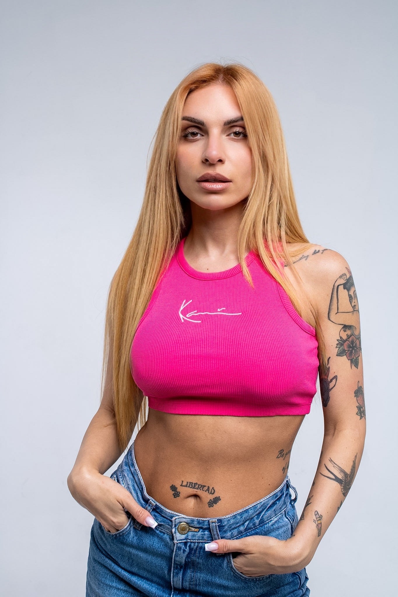 Karl Kani Crop Top