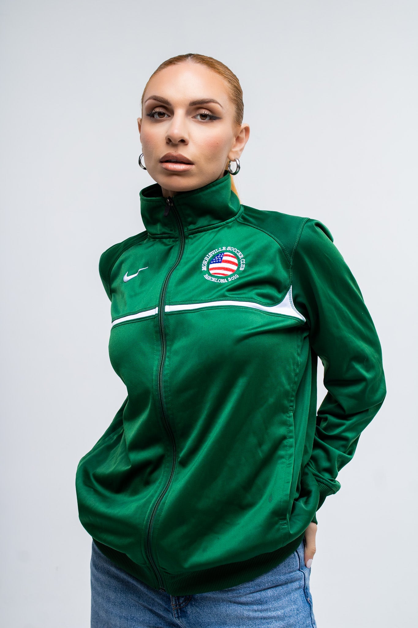 Nike 2010 Barcelona Soccer Jacket