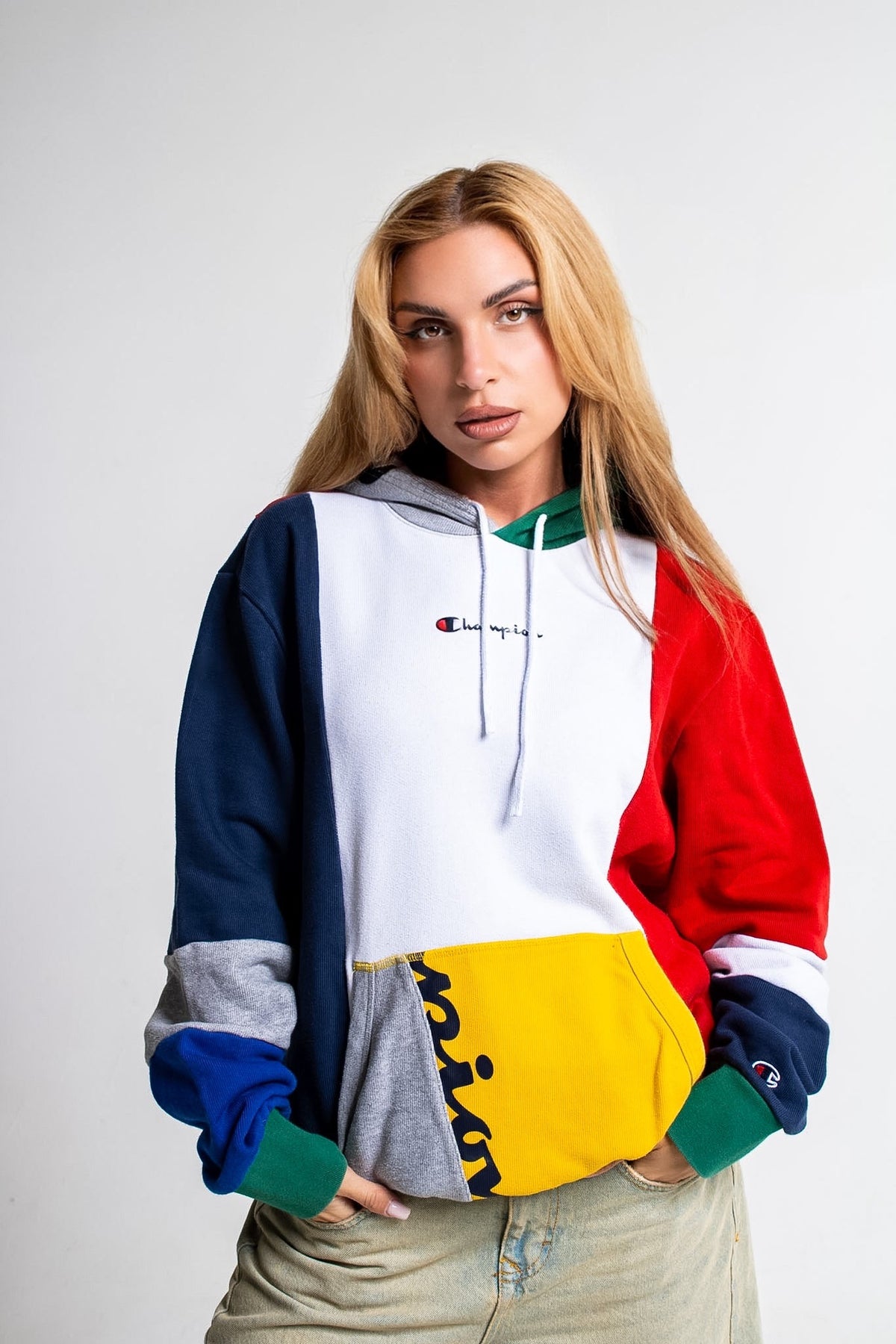 Champion Color-Block Hoodie
