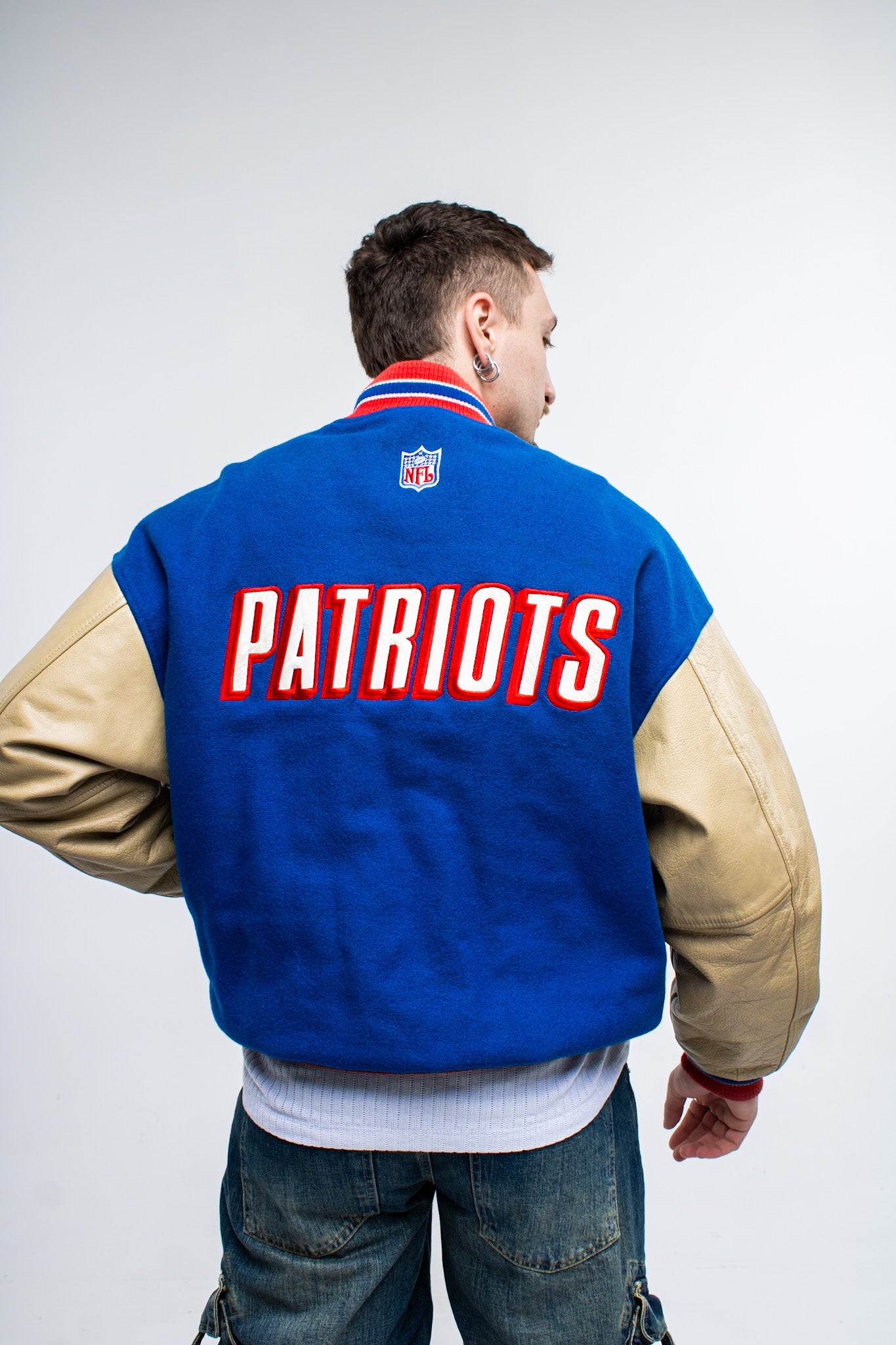 Nike NFL Patriots Vintage Varsity Jacket