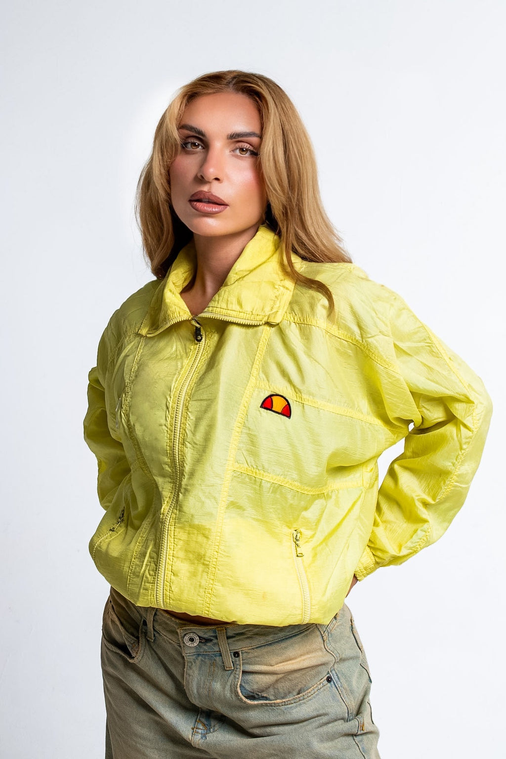 90s Ellesse International Team Reversible Jacket Double Wear