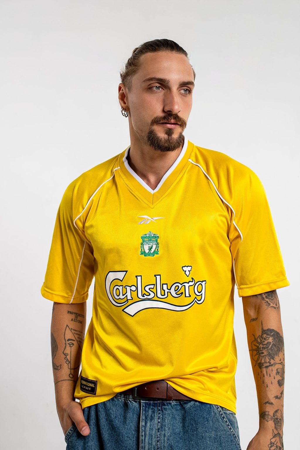 Vintage Reebok Liverpool F.C. Away Jersey - 2002/2003