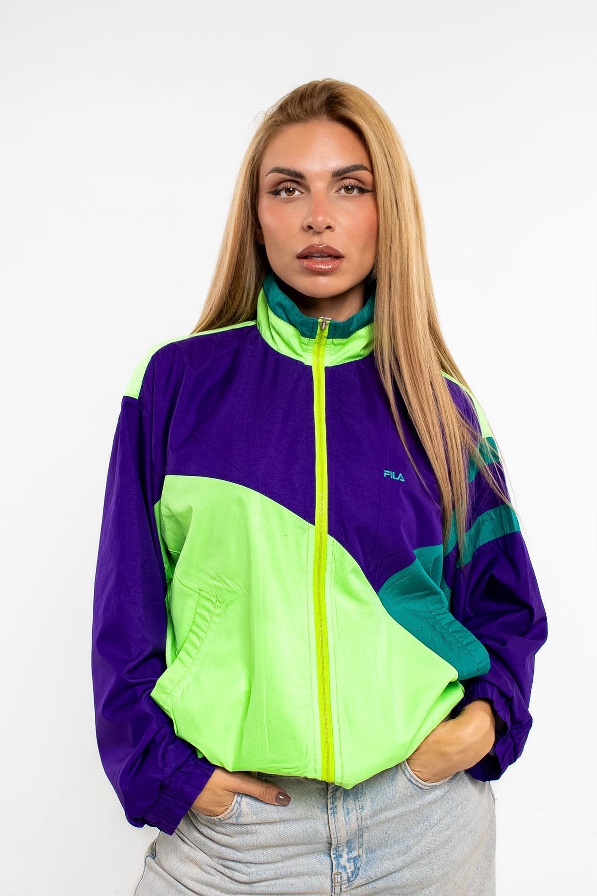 90s Fila Windbreaker Jacket