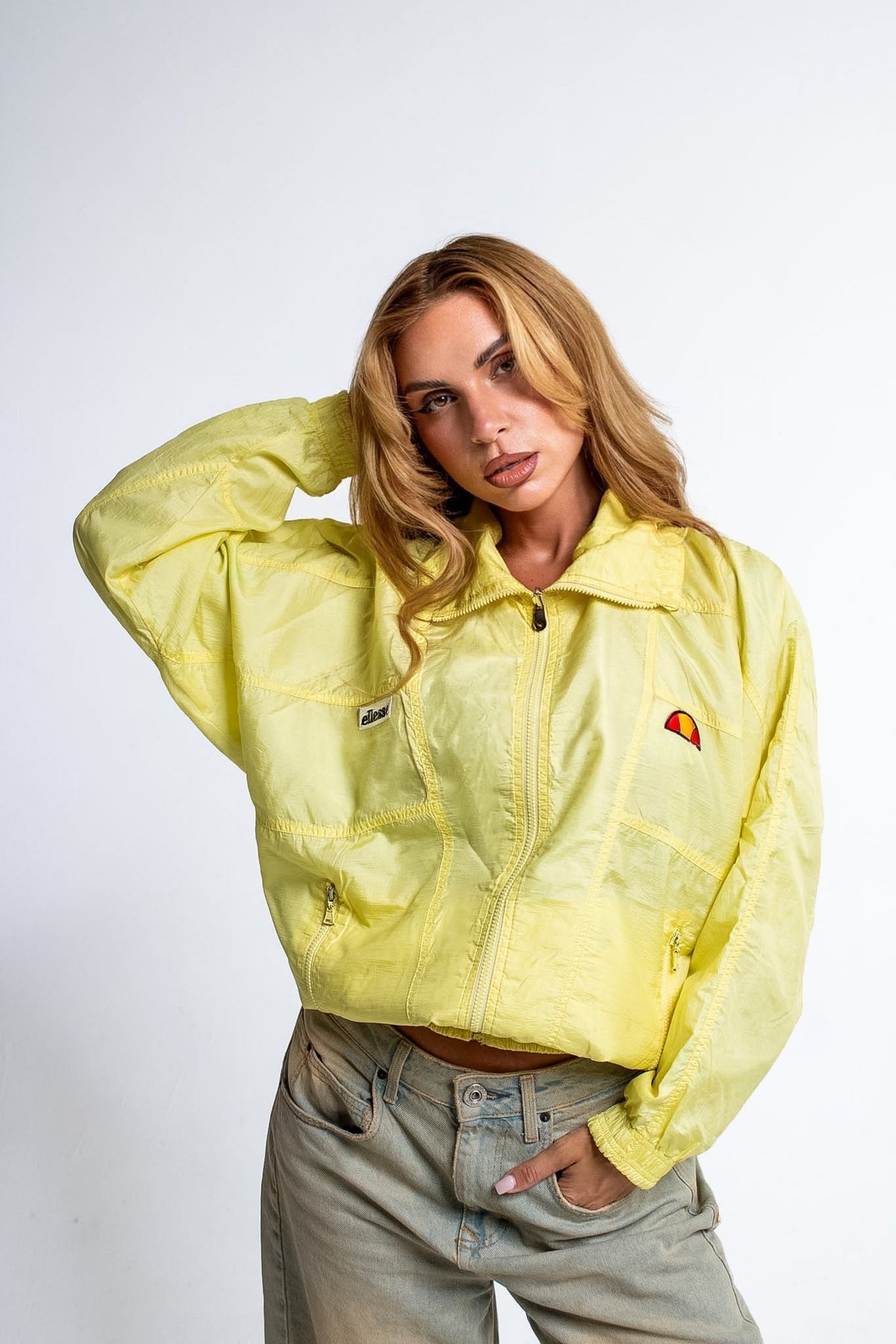 90s Ellesse International Team Reversible Jacket Double Wear