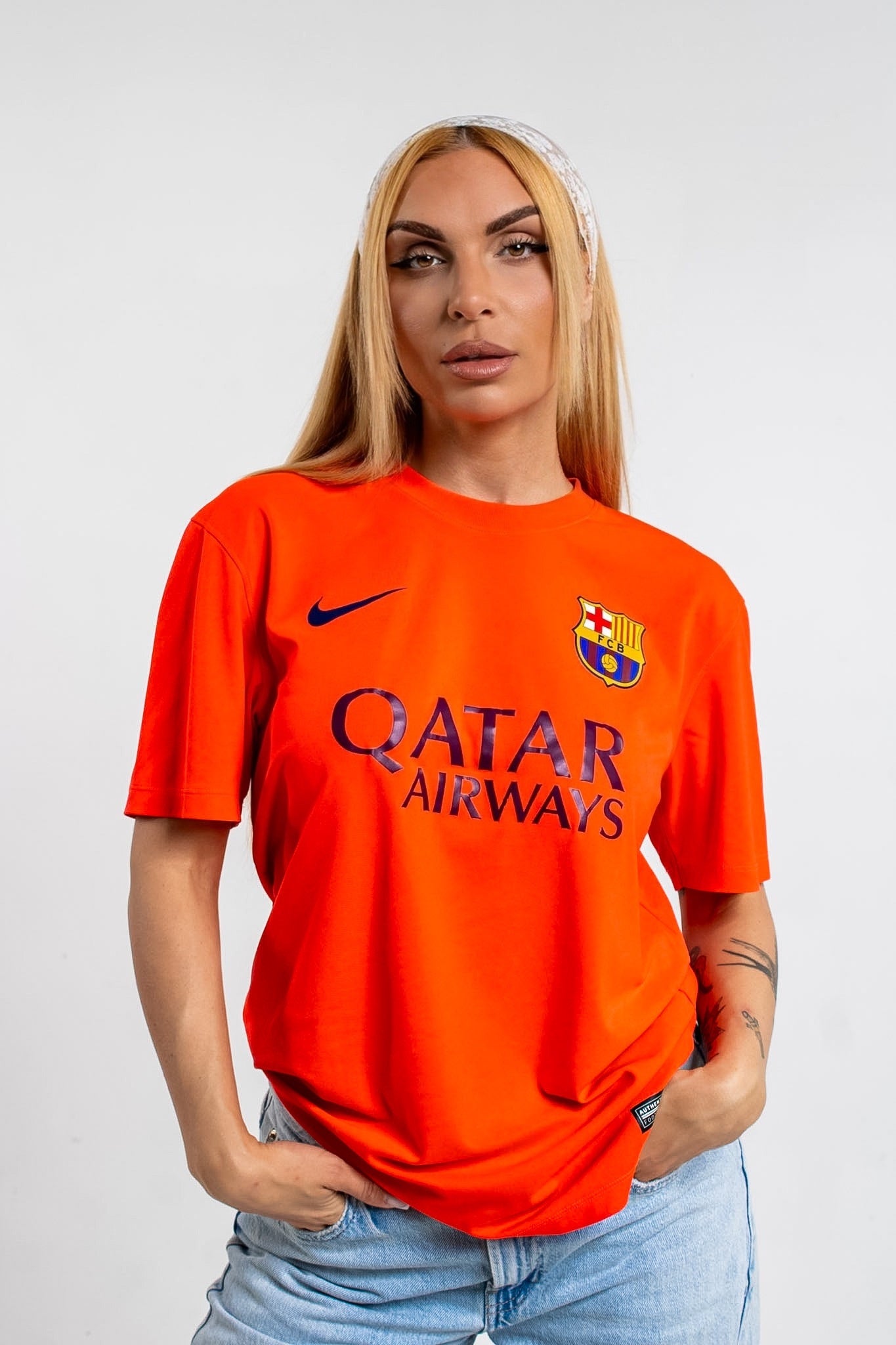 Nike FC BARCELONA 2014/2015 Away Football Jersey