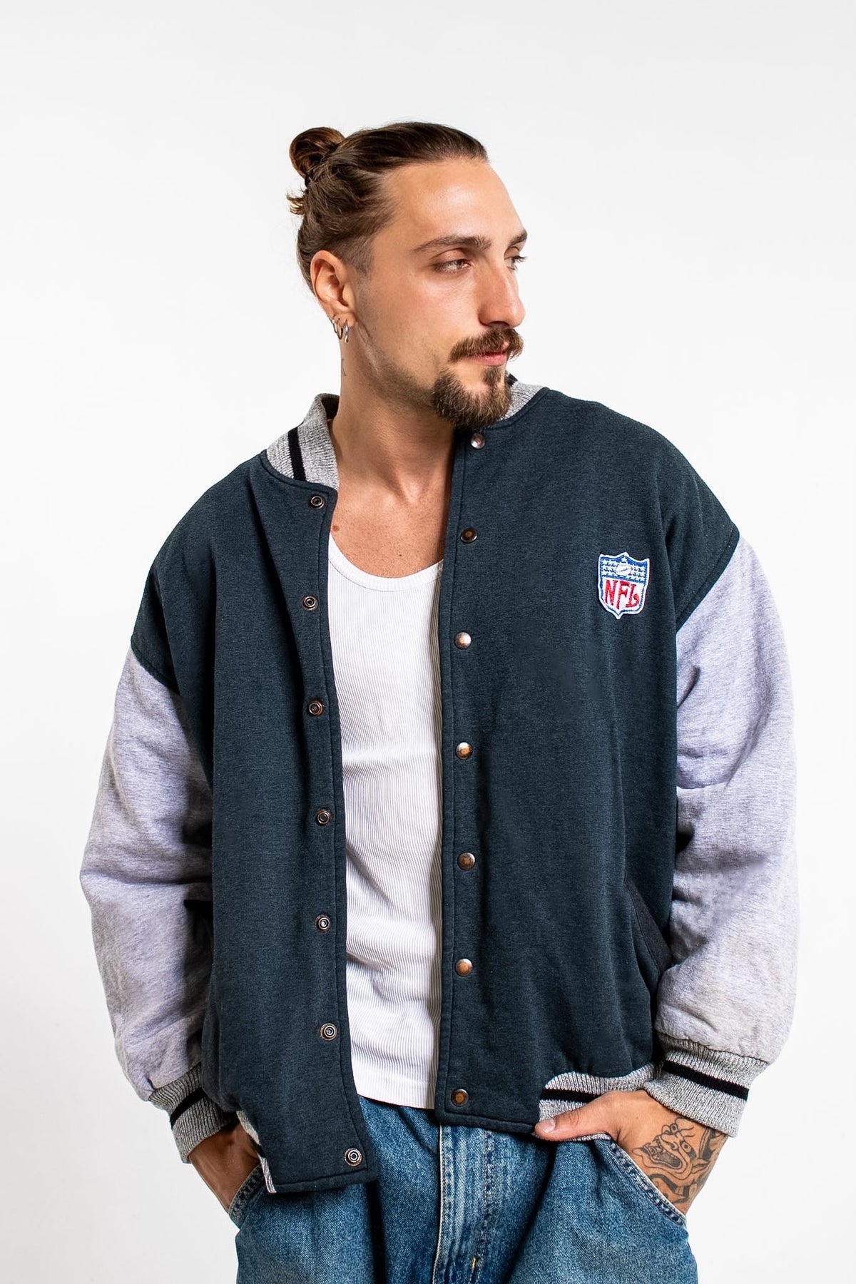 NFL Giants Vintage Bomber Jacket