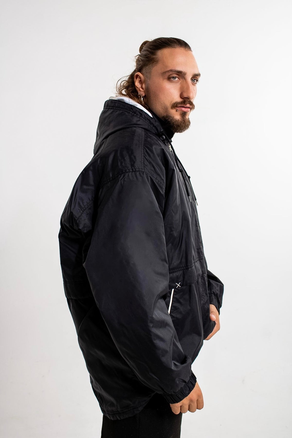 Vintage Nike Big Logo Oval Swoosh Parka/Jacket - 90s