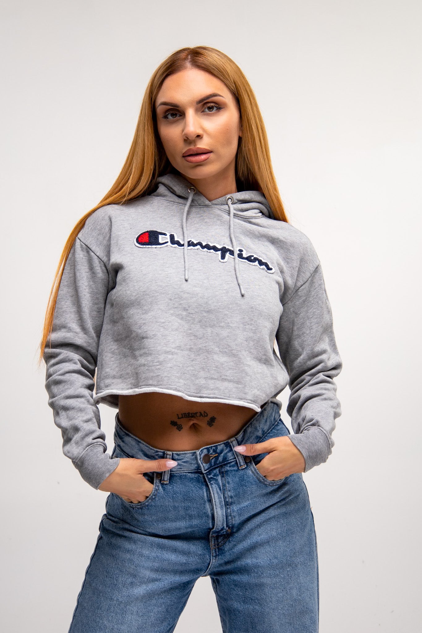 Champion Cropped Hoodie