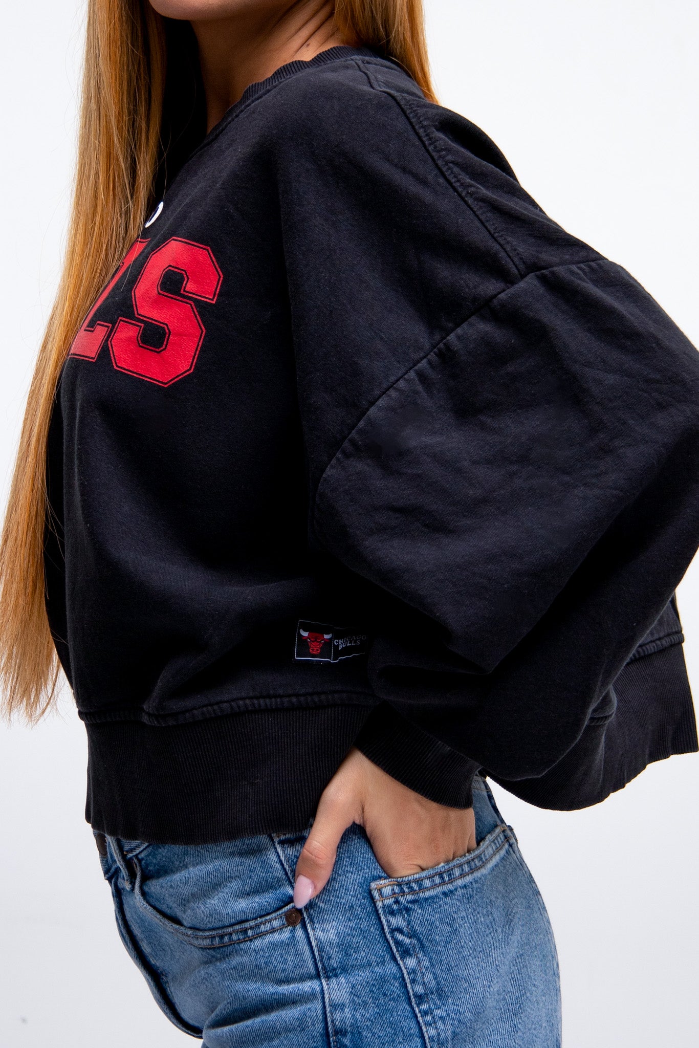 Chicago Bulls Cropped Sweatshirt