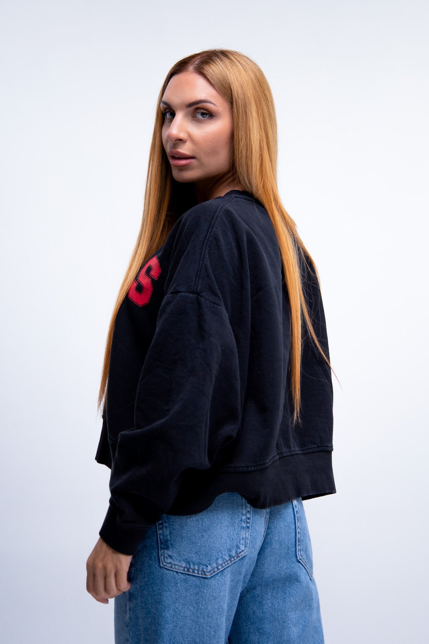 Chicago Bulls Cropped Sweatshirt