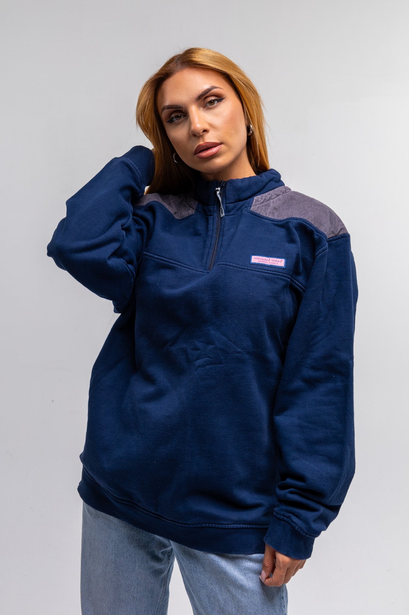 Vintage Half-Zip Sweatshirt
