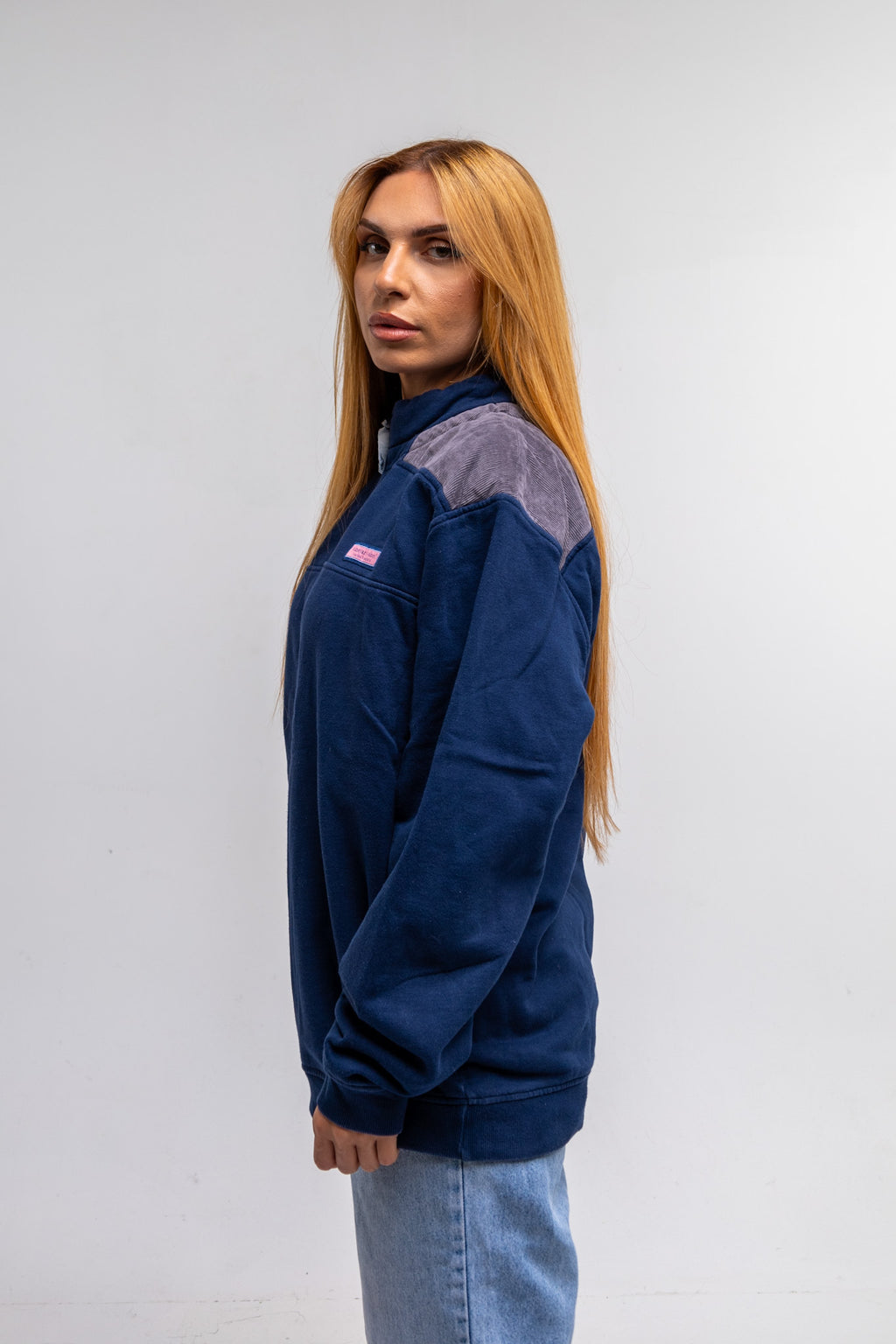 Vintage Half-Zip Sweatshirt