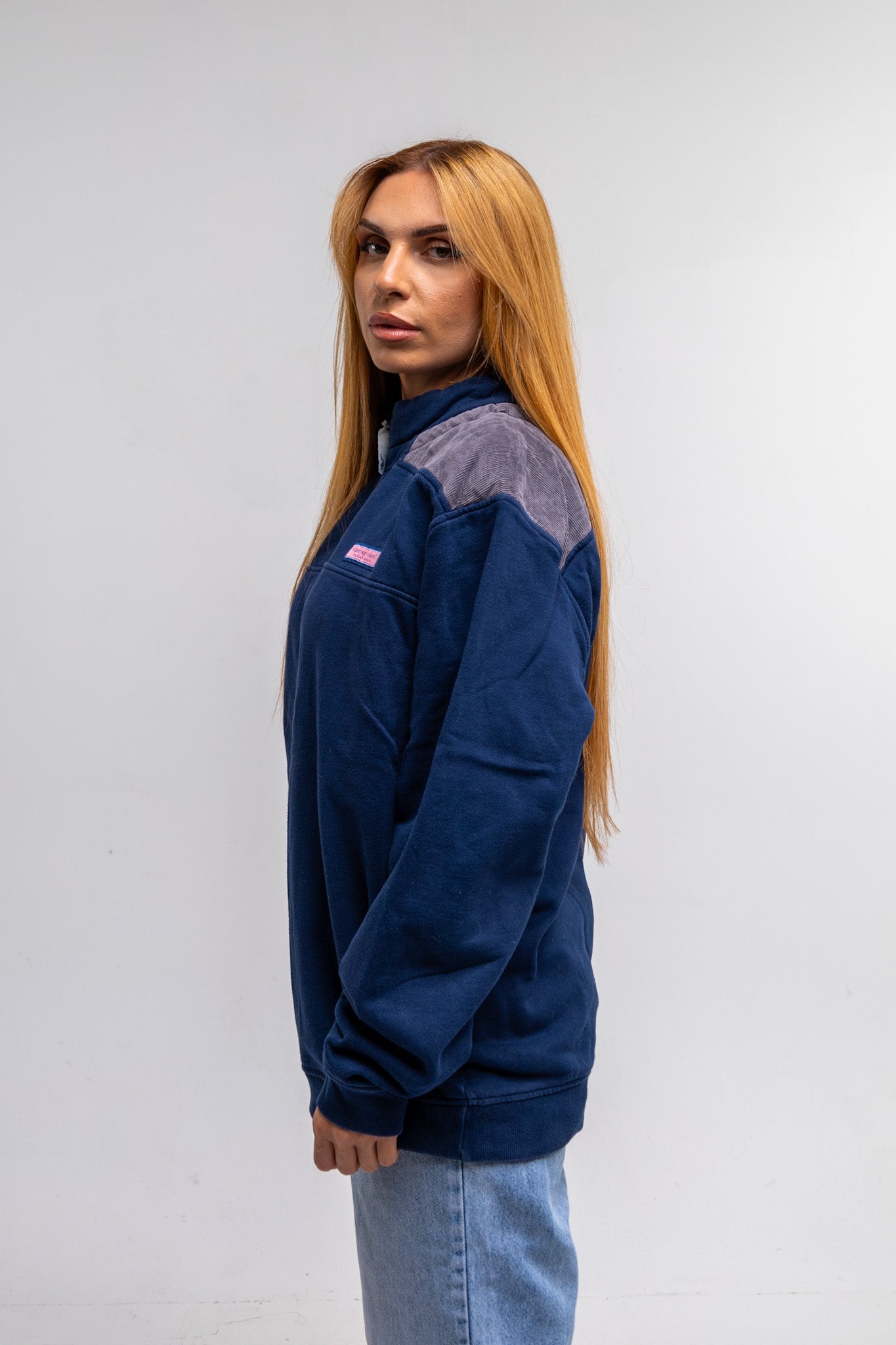 Vintage Half-Zip Sweatshirt