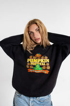 Vintage 90s Lee 'Pumpkin Festival' Sweatshirt  Made in USA Halloween