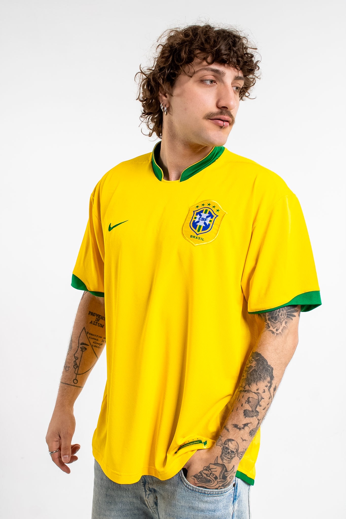 Brazil Nike 2006 Home Football Jersey