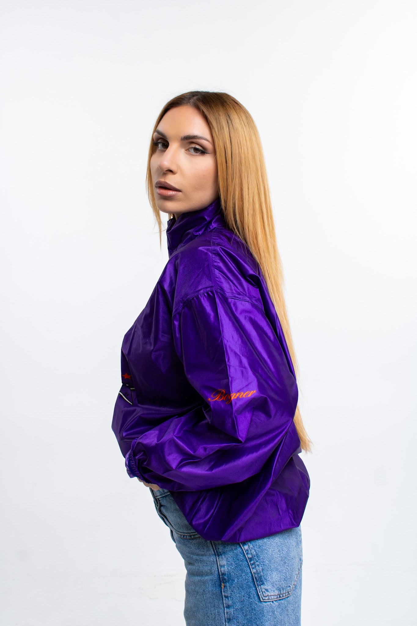 Vintage Half-zip windbreaker