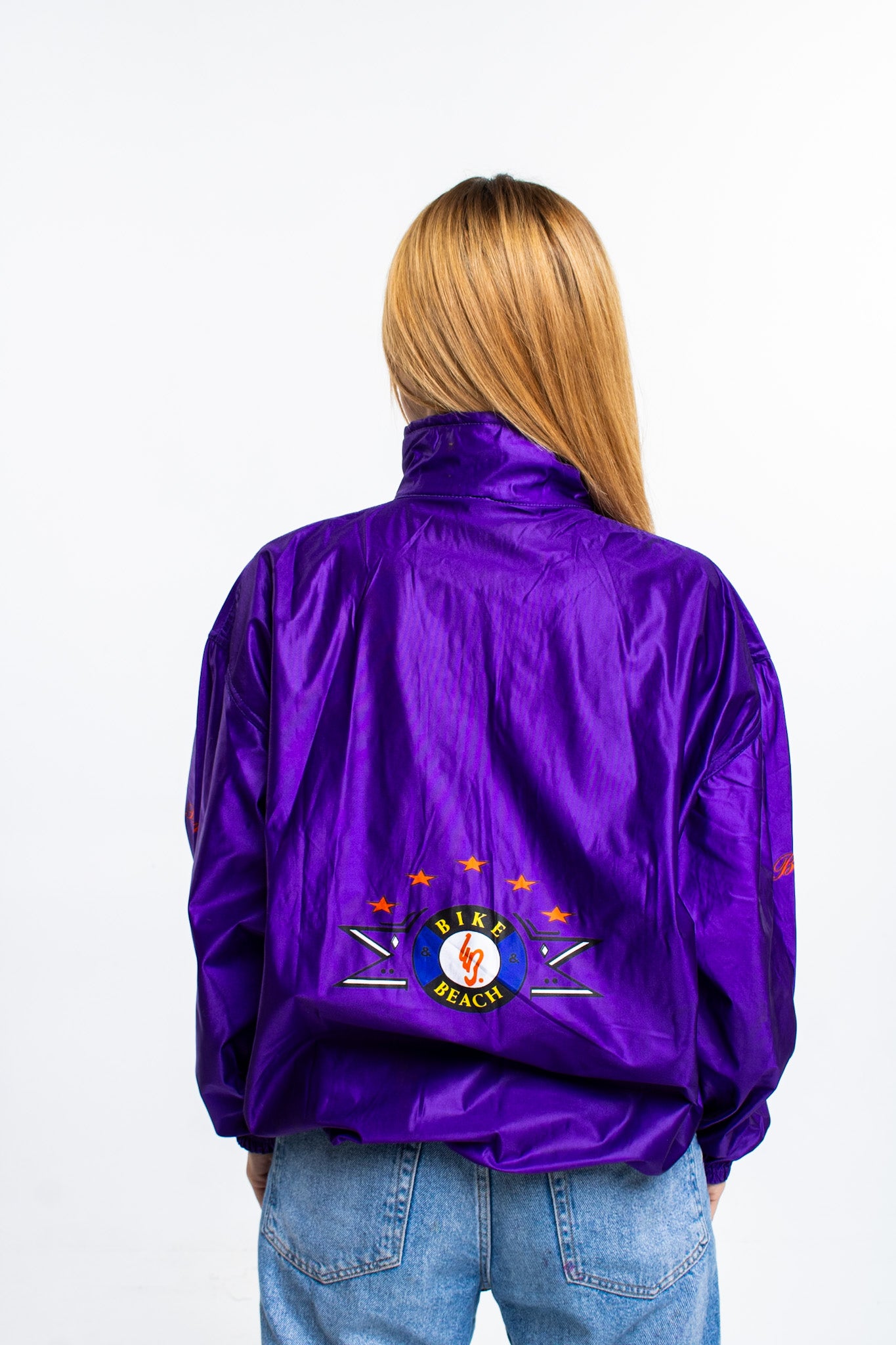 Vintage Half-zip windbreaker