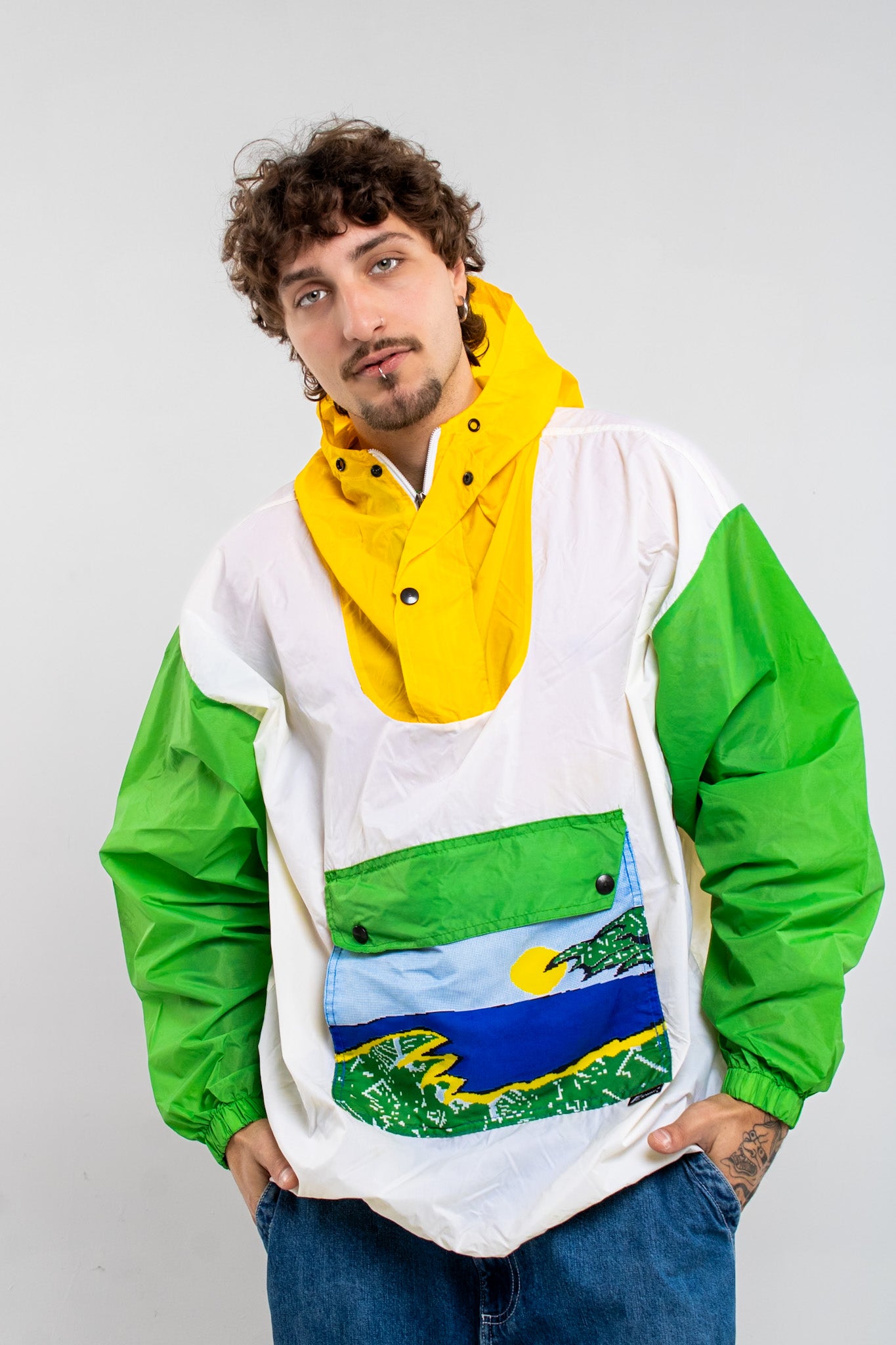 Vintage K-Way Half-Zip Jacket