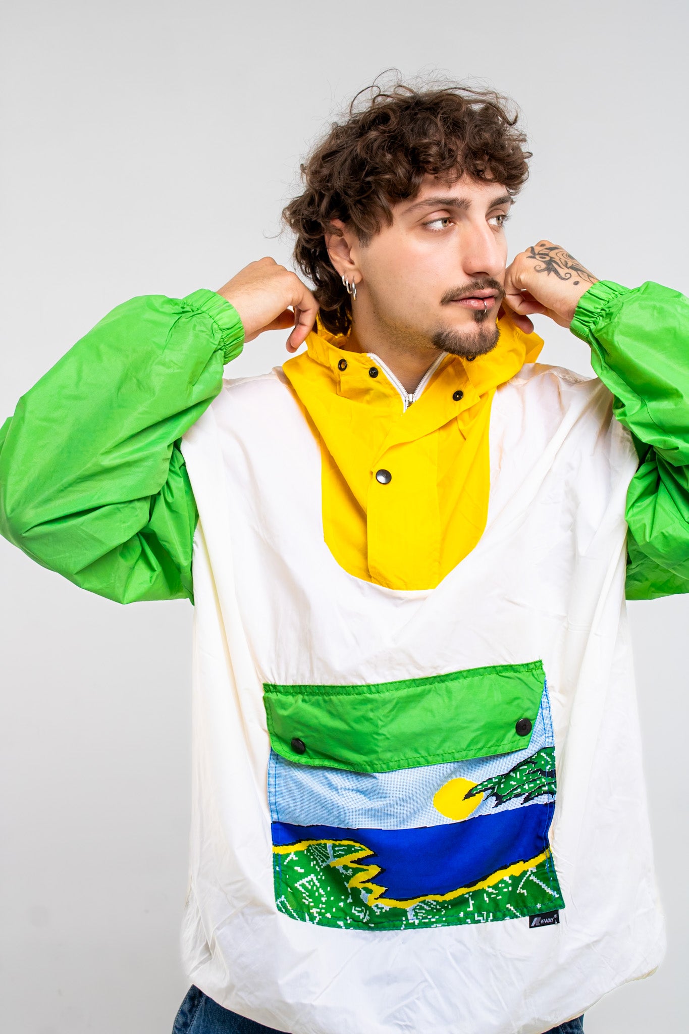 Vintage K-Way Half-Zip Jacket