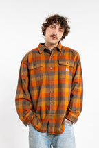 Carhartt Loose Fit Heavyweight Flannel Plaid Shirt