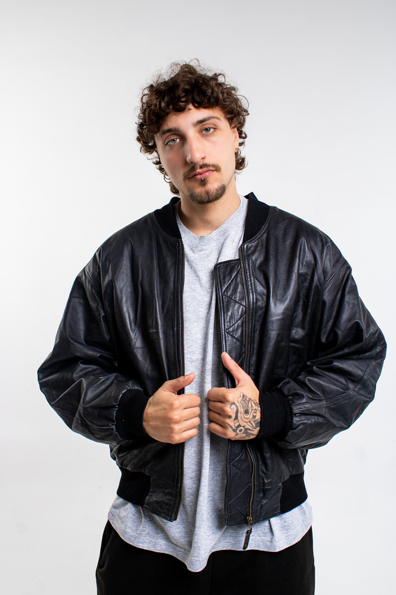 Vintage Bayern Munchen Leather Jacket