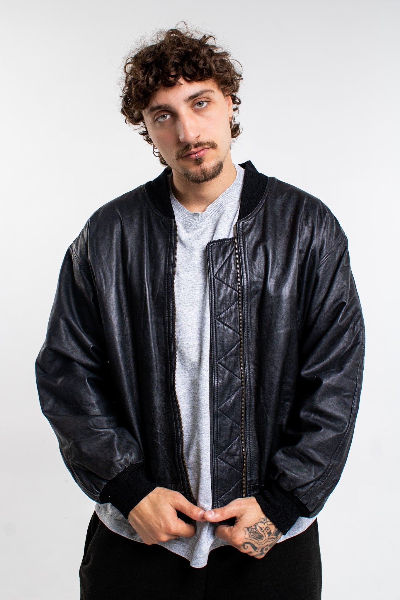 Vintage Bayern Munchen Leather Jacket