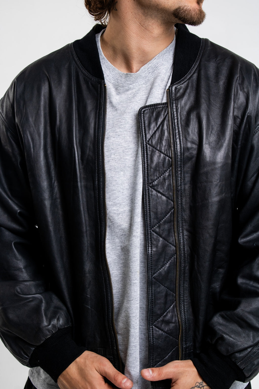 Vintage Bayern Munchen Leather Jacket