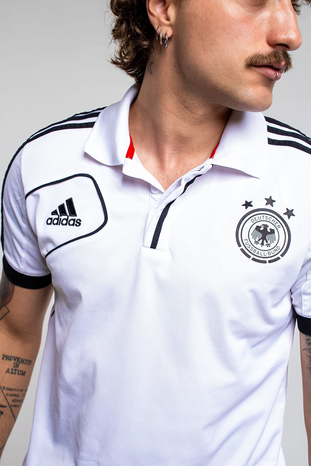 Germany Adidas Football Polo T-shirt