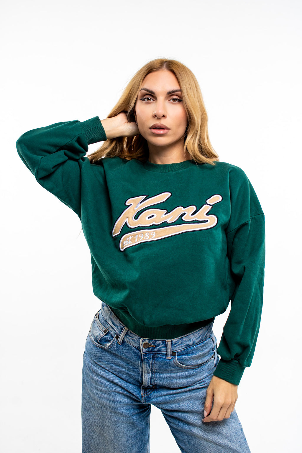 Karl Kani cropped Sweatshirt