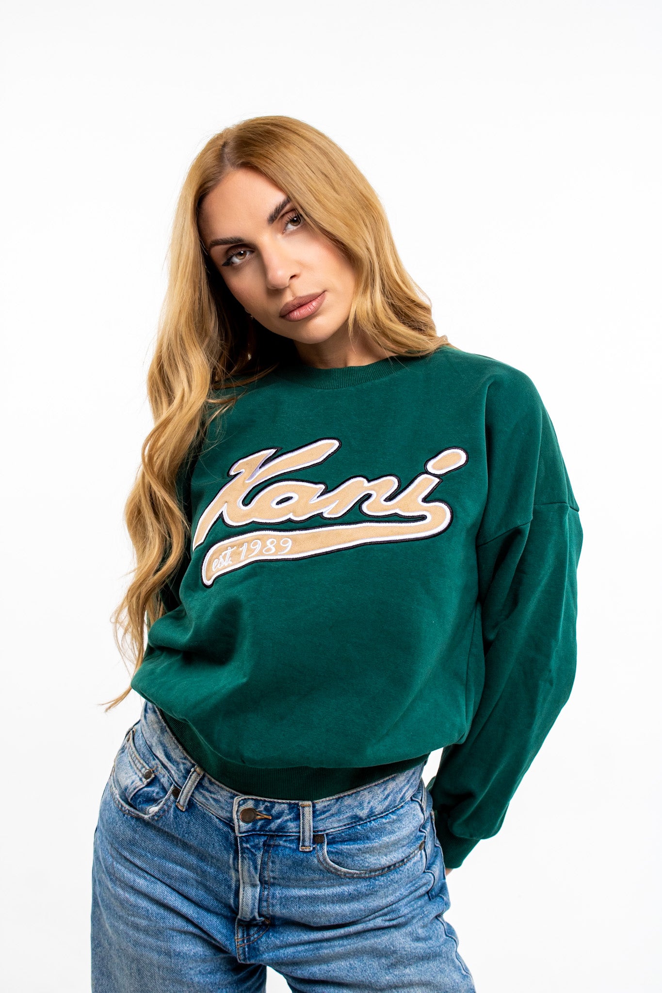 Karl Kani cropped Sweatshirt