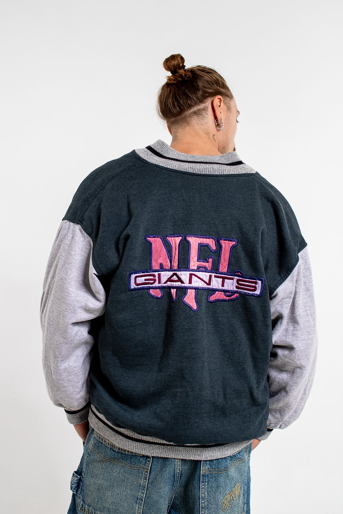 NFL Giants Vintage Bomber Jacket