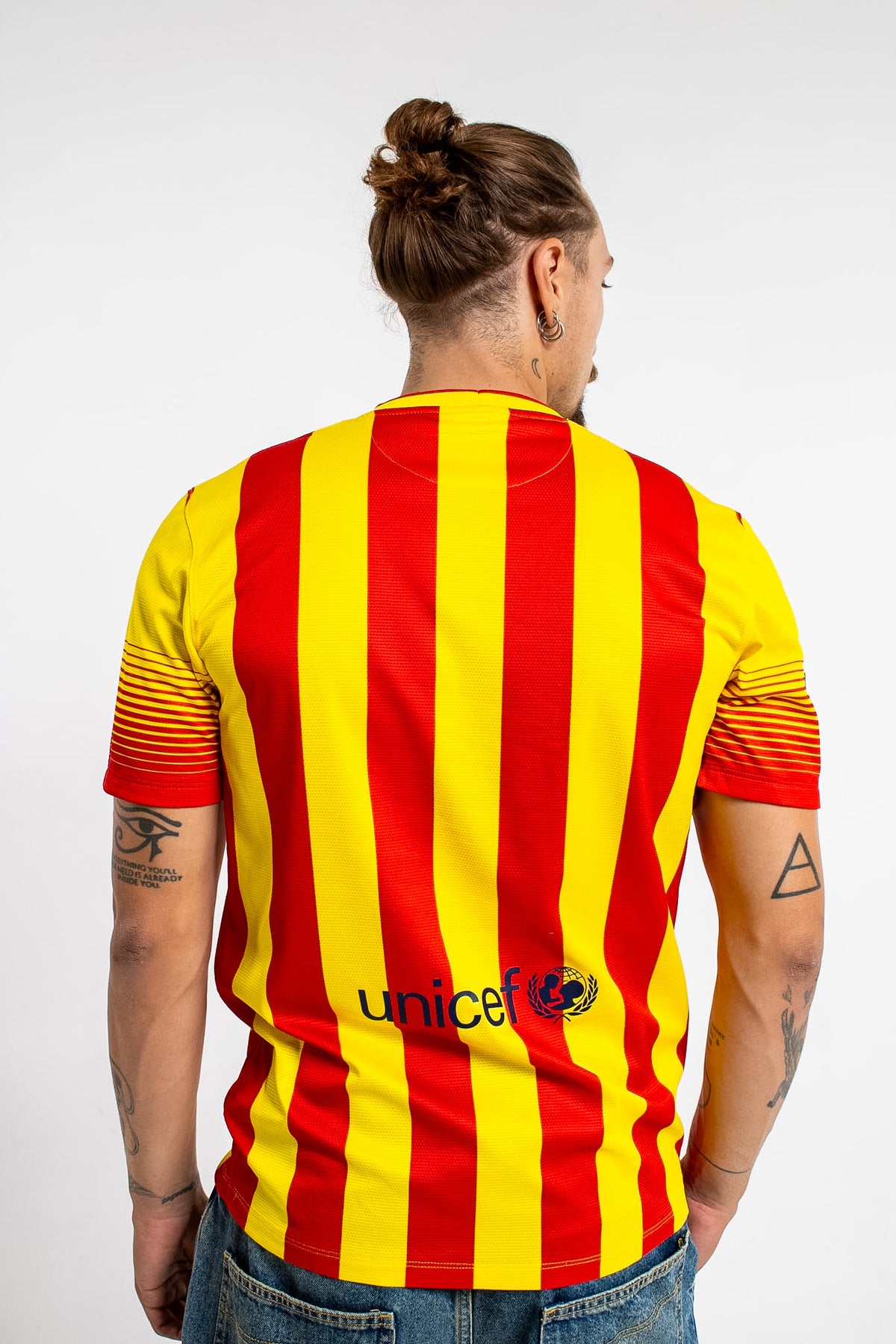 Retro Nike FC Barcelona Away "Senyera" Jersey - 2013/2014