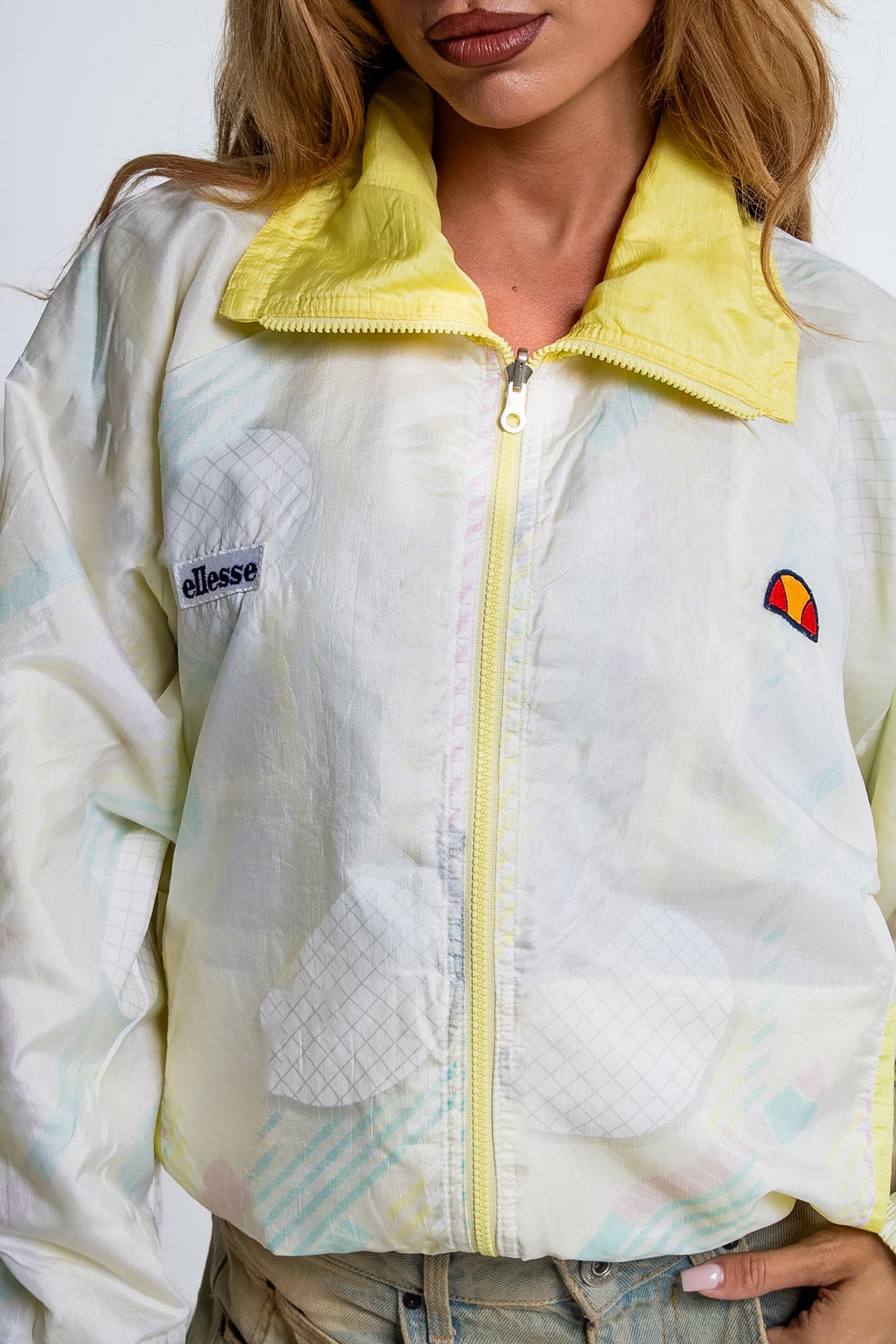 90s Ellesse International Team Reversible Jacket Double Wear