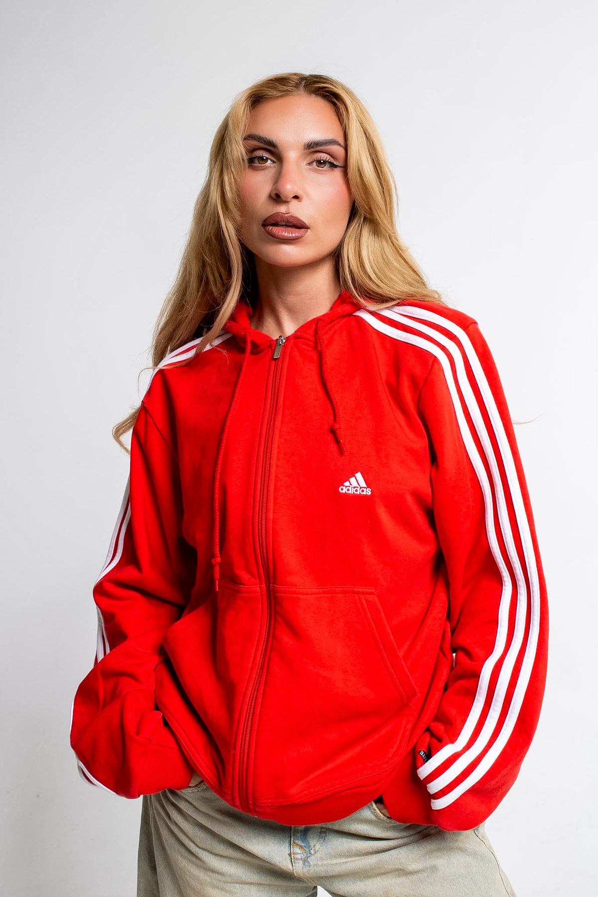 Y2K Adidas Hoodie Jacket
