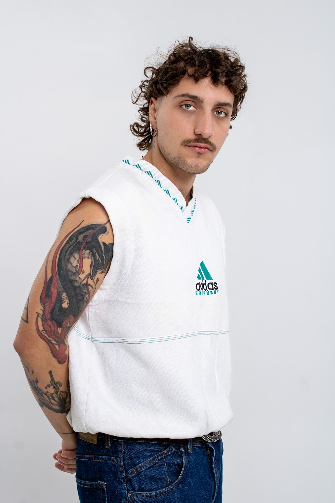 Adidas Vintage Vest Sweatshirt